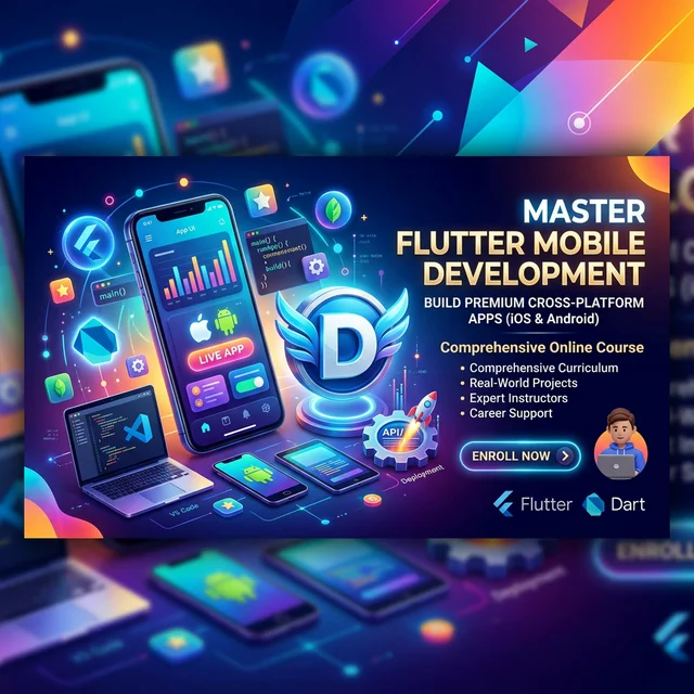 Flutter app development course at Novox Edtech