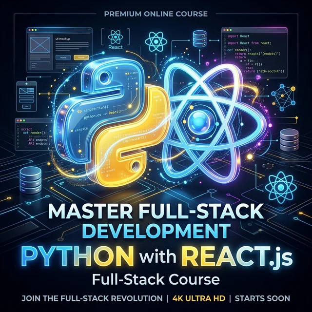 Python with React full-stack course at Novox Edtech
